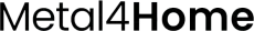 logo sklepu Metal4Home dekoracje metalowe